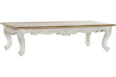 Hoofdtafel DKD Home Decor Wit Natuurlijk 120 x 61 x 49 cm