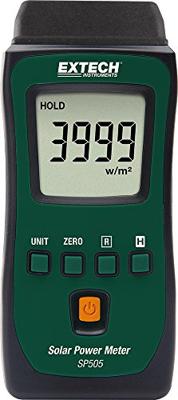 Extech SP505 SP505 Zonne-energiemeter 0 - 3999 W/m² Extech SP505 SP505 Zonne-energiemeter 0 - 3999 W/m²