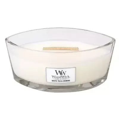 WoodWick ellipse candle white tea & jasmine