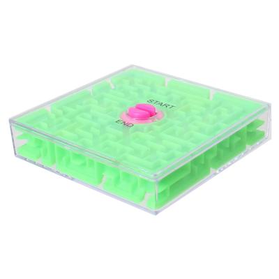 Jonotoys geduldspel Rotate Maze 6,5 cm groen