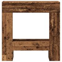 Haardombouw 81x18x82 cm bewerkt hout oud houtkleurig - thumbnail