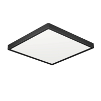 Plafonniere Kunststof zwart