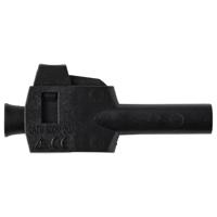 VOLTCRAFT MP-4 Laboratoriumstekker met klemaansluiting Stekker, recht Stift-Ø: 4 mm Zwart 50 stuk(s) Box - thumbnail