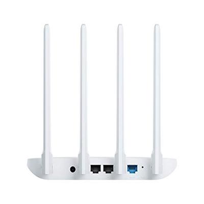 Xiaomi Mi AIOT Router 4C WLAN-router (tot 300 Mbps bij 2,4 GHz, Dual-Core CPU, 2 x LAN-poorten, 4 externe antennes, tot 64 apparaten),wit