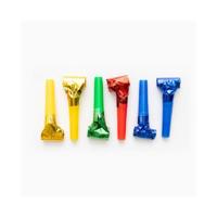 Roltongen metallic zakje a 6 stuks - thumbnail