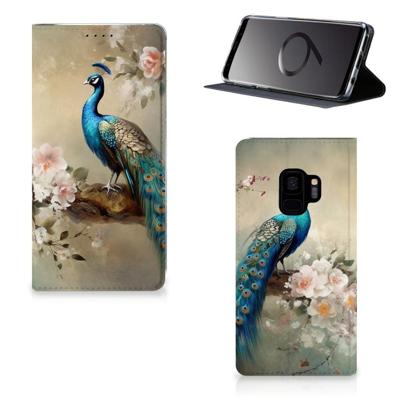 Smartphone hoesje voor Samsung Galaxy S9 Vintage Pauwen Smartphone hoesje voor Samsung Galaxy S9 Vintage Pauwen