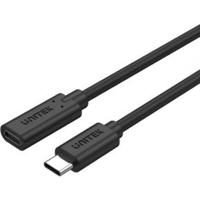 UNITEK C14086BK USB-kabel USB 3.2 Gen 2 (3.1 Gen 2) 0,5 m USB C Zwart - thumbnail
