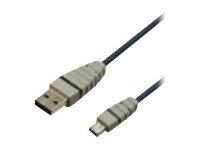 Bandridge BCL4401 mini-USB-kabel (5-polig, 1 m)