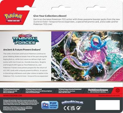 Pokemon TCG SV05 Temporal Forces 3BB Pokemon TCG SV05 Temporal Forces 3BB