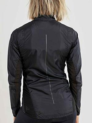 Craft 1908792 Essence Light Wind Jacket Wmn - Black - XXL Craft 1908792 Essence Light Wind Jacket Wmn - Black - XXL