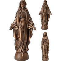Maria Standing 39 cm Bronze Clr kerst Nampook - Nampook - thumbnail