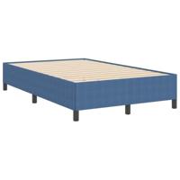 Bedframe Blauw 120 x 200 cm Katoenen stof - thumbnail