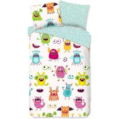 Good Morning Kinderdekbedovertrek "monsters" - Multi - (140x200/220 cm) - Katoen