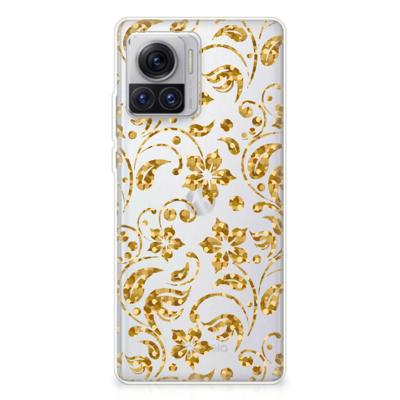Motorola Moto X30 Pro | TPU Case | Gouden Bloemen Motorola Moto X30 Pro | TPU Case | Gouden Bloemen