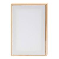 Creativ Company Gespannen canvas met lijst 280gr. 15,8x23,8cm - wit - thumbnail
