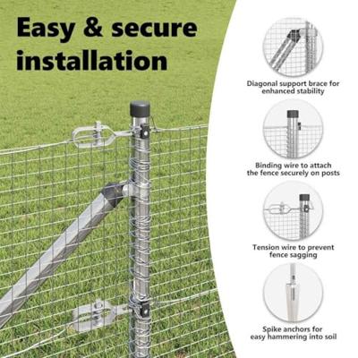 VidaXL Afrasteringspaal zilver 10 x 1 m (19 x 19 mm mesh) staal VidaXL Afrasteringspaal zilver 10 x 1 m (19 x 19 mm mesh) staal