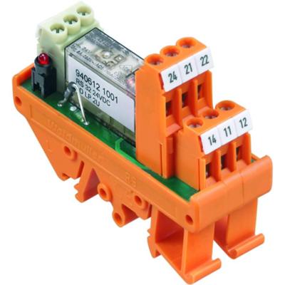 Weidmüller Relaisprintplaat 10 stuk(s) RS 32 115VUC LD LP 2U 2x wisselcontact Weidmüller Relaisprintplaat 10 stuk(s) RS 32 115VUC LD LP 2U 2x wisselcontact