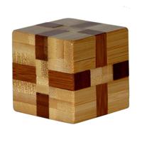 Eureka 3d bamboo breinpuzzel cube *** - thumbnail