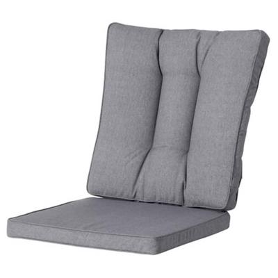 Wicker dining set outdoor Oxford grey 95 cm x 46 cm Madison - Madison