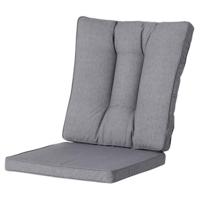 Wicker dining set outdoor Oxford grey 95 cm x 46 cm Madison - Madison - thumbnail