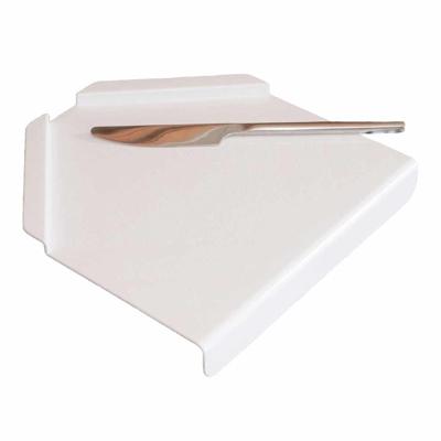 Smeerplank | Éénhandig gebruik | Met antislipvoetjes | 22 x 22 cm | PR60003