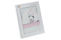 Gamberritos badcape Beertje 100 x 100 cm katoen - thumbnail