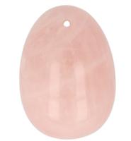 Yoni Ei Rozenkwarts Top Geboord (47 x 34 mm) - thumbnail