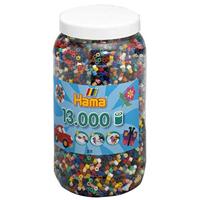 Hama strijkkralen in pot mix (067), 13.000st. - thumbnail