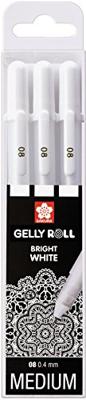 Sakura roller Gelly Roll Basic wit, etui van 3 stuks Sakura roller Gelly Roll Basic wit, etui van 3 stuks