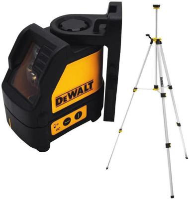 DeWalt DW088CGTRI Kruislijnlaser Groen 15m + Statief DE0881