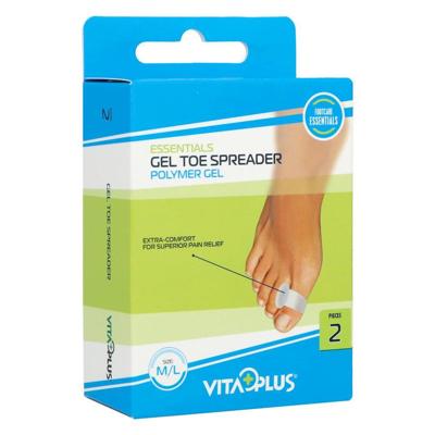 Vitaplus Essentials Gel Toe Spreader maat M/L Vitaplus Essentials Gel Toe Spreader maat M/L