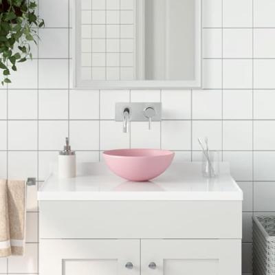 VidaXL Wastafel rond keramiek matroze