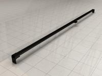 Wiesbaden Horizon stabilisatiestang voor nisdeur mat zwart - thumbnail