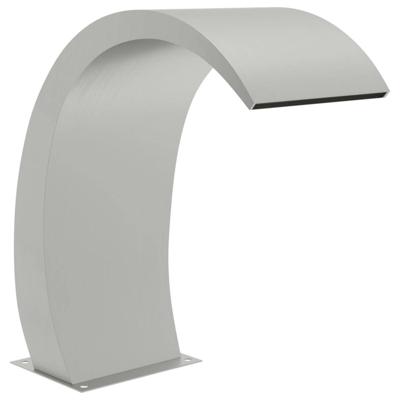 VidaXL Zwembadfontein met led's 22x60x70 cm roestvrij staal 304