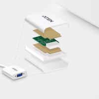 ATEN VC925-AT DisplayPort / VGA Adapter [1x DisplayPort stekker - 1x VGA-bus] Wit 10.00 cm - thumbnail