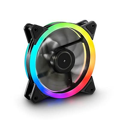 Sharkoon shark blades rgb case fan (zwart, 120 x 120 x 25 mm)