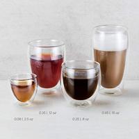 Bodum Dubbelwandige espressoglazen Pavina - gepatenteerd ventiel - 80 ml - 6 stuks - thumbnail