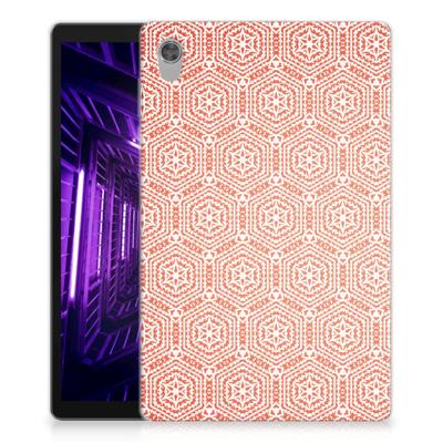 Lenovo Tab M10 HD (2de generatie) Hippe Hoes Pattern Orange Lenovo Tab M10 HD (2de generatie) Hippe Hoes Pattern Orange