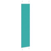 Pliss rolgordijn 50x200 cm stofbreedte 49,4 cm petrol groen - thumbnail