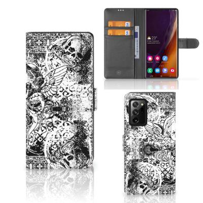 Telefoonhoesje met Naam Samsung Galaxy Note20 Ultra Skulls Angel