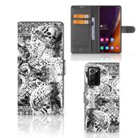Telefoonhoesje met Naam Samsung Galaxy Note20 Ultra Skulls Angel - thumbnail