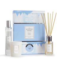 Fresh Linen Cadeauset Geurstokjes met verstuiver , roomspray en geurkaars - thumbnail