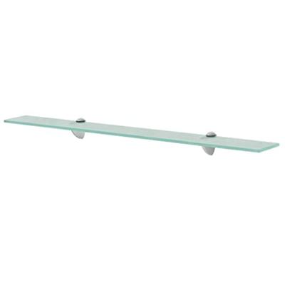 VidaXL Zwevend schap 80x10 cm 8 mm glas
