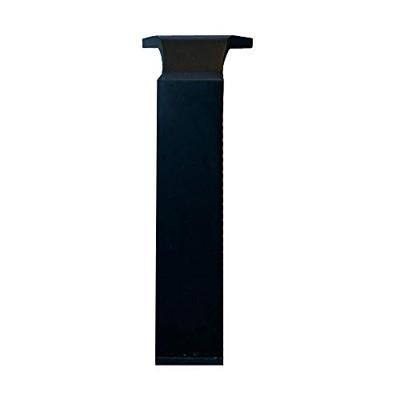 Stalen meubelpoot zwart vierkant 3 bij 3 cm en hoogte 15 cm