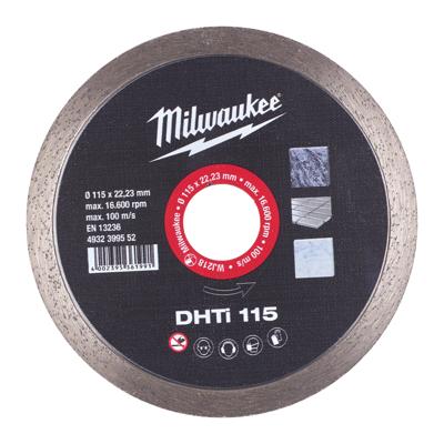 Milwaukee Diamantdoorslijpschijven DHTi DHTi 115 mm 1 st - 4932399552 Milwaukee Diamantdoorslijpschijven DHTi DHTi 115 mm 1 st - 4932399552