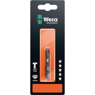 Wera 855/4 IMP DC SB SiS 05073962001 Kruis-bit PZ 3 Gereedschapsstaal Met diamant bedekt F 6.3 1 stuk(s)
