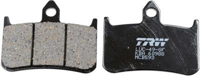 TRW -lucas remblok "mcb 593" brake pad mcb 593 organic standard