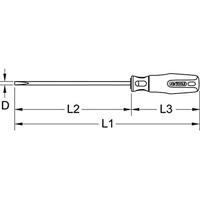 KS Tools 962.0916 Platte schroevendraaier - thumbnail