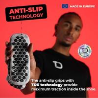 Tapedesign Classic Gripsokken Rood Wit - thumbnail