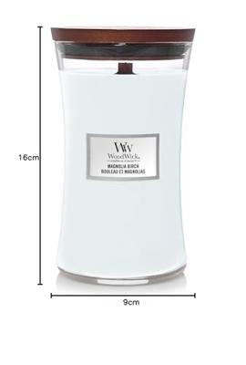 Woodwick Magnolia Birch Large Candle Woodwick Magnolia Birch Large Candle